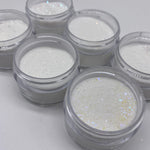 Set of 6 - Pre Mixed Acrylic Powders - Glitter - Space Set